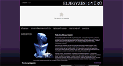 Desktop Screenshot of eljegyzesi-gyuru.hu
